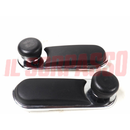 MANIGLIE ALZAVETRO DESTRA + SINISTRA FIAT 127 SPORT ORIGINALI CROMODORA
