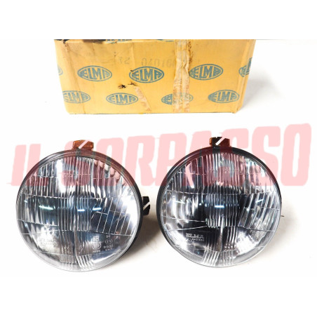 GRUPPI OTTICI FANALI FARI FIAT 128 BERLINA DA APRILE 71  + RALLY ORIGINALI ELMA