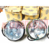GRUPPI OTTICI FANALI TAZZE FARO FIAT 124 SPECIAL TI FINO 06.72 ORIGINALI ELMA