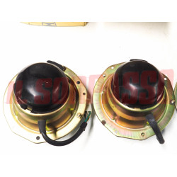 GRUPPI OTTICI FANALI TAZZE FARO FIAT 124 SPECIAL TI FINO 06.72 ORIGINALI ELMA