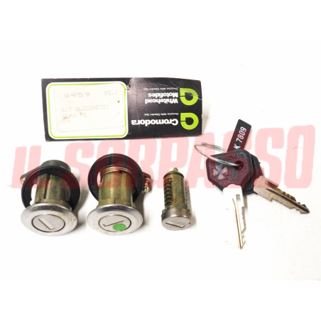 BLOCCHETTI CILINDRETTI PORTA DESTRA SINISTRA TAPPO BENZINA ALFA 75 + TURBO + IE