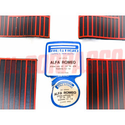 TAPPETI ROSSI E NERI ALFA ROMEO ALFETTA GT - GTV GIULIETTA 1.3 - 1.6 BIZANTINO