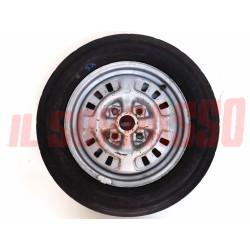 CERCHI RUOTA + GOMME DA CORSA PISTA AUTOBIANCHI A112 + ABARTH 4 5 SERIE + ABARTH