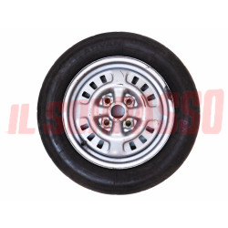 CERCHI RUOTA + GOMME DA CORSA PISTA AUTOBIANCHI A112 + ABARTH 4 5 SERIE + ABARTH