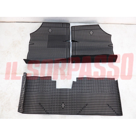 SOPRA TAPPETI IN GOMMA GRIGI E NERI PEUGEOT 309 ORIGINALI JUMBO