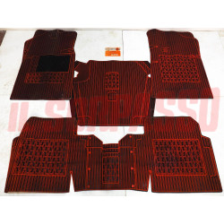 SOPRA TAPPETI ROSSI E NERI TOYOTA COROLLA CELICA CARINA MAZDA 818 232 929