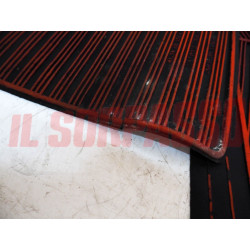 SOPRA TAPPETI ROSSI E NERI TOYOTA COROLLA CELICA CARINA MAZDA 818 232 929