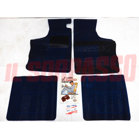 SOPRA TAPPETI BLU E NERI DAF 33 44 55 66 VOLVO 66 343 ACCESSORI DELL'EPOCA