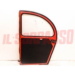 PORTA PORTIERA POSTERIORE DESTRA VETRO PANNELLO MANIGLIA CITROEN 2 CV CAVALLI