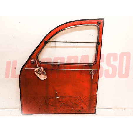 PORTA PORTIERA ANTERIORE SINISTRA VETRO SPECCHIO MANIGLIA CITROEN 2 CV CAVALLI