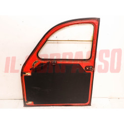 PORTA PORTIERA ANTERIORE DESTRA VETRO PANNELLO MANIGLIA CITROEN 2 CV CAVALLI