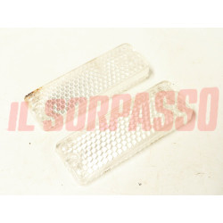 PLASTICHE BIANCHE FANALINI ANTERIORI FRECCE FIAT 124 850 COUPE 2 SERIE STARS