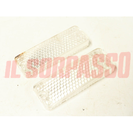 PLASTICHE BIANCHE FANALINI ANTERIORI FRECCE FIAT 124 850 COUPE 2 SERIE STARS