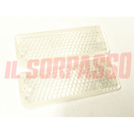 PLASTICHE BIANCHE FANALINI ANTERIORI FRECCE FIAT 124 850 COUPE 2 SERIE LEART