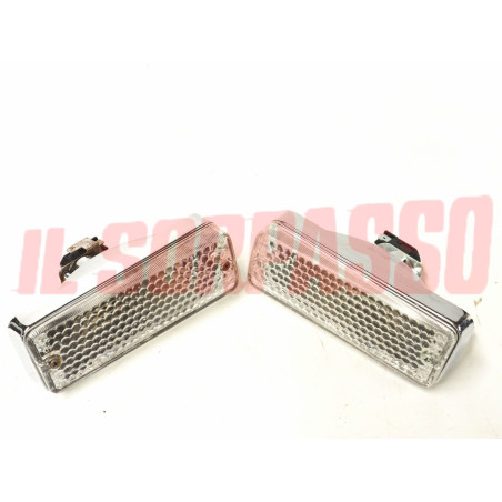 FANALINI ANTERIORI FRECCE BIANCHI FIAT 124 COUPE - 850 COUPE 2 SERIE PLASTICA