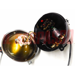 GRUPPO OTTICO FANALE FARO PARABOLA CORNICE GUZZI ERCOLE 12V ORIGINALE APRILIA