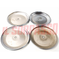 COPPE RUOTA BORCHIE CERCHI ALFA ROMEO RENAULT DAUPHINE ORIGINALI