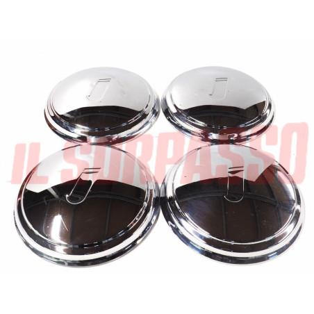 COPPE RUOTA BORCHIE CERCHI INNOCENTI SPIDER AUSTIN A40 2 SERIE ORIGINALI