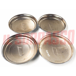 COPPE RUOTA BORCHIE CERCHI INNOCENTI SPIDER AUSTIN A40 2 SERIE ORIGINALI