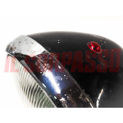 GRUPPO OTTICO FANALE FARO CORNICE AUTOCARRO - TRATTORE ANNI 40 50 ORIGINALE ELMA