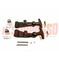 GANCI IN GOMMA CHIUSURA COFANO ANTERIORE FIAT 500 600 850 124 FULVIA ALFA GT