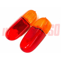 PLASTICHE FANALI POSTERIORI DESTRO SINISTRO FIAT 1100 103 E ORIGINALI ALTISSIMO
