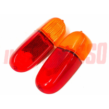 PLASTICHE FANALI POSTERIORI DESTRO SINISTRO FIAT 1100 103 E ORIGINALI ALTISSIMO