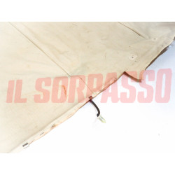 CIELO STOFFA PADIGLIONE TETTO INTERNO + ARCHI FERRI FIAT 900 E PANORAMA PULMINO