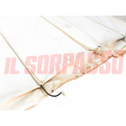 CIELO STOFFA PADIGLIONE TETTO INTERNO + ARCHI FERRI FIAT 900 E PANORAMA PULMINO