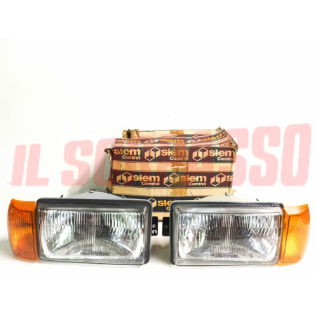 GRUPPI OTTICI FANALI FARI DESTRO SINISTRO + FRECCE A.R GIULIETTA 1977-85 SIEM