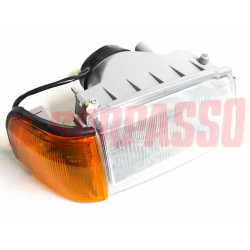 GRUPPO OTTICO FANALE FARO DESTRO + FRECCIA ARANCIO FIAT UNO TURBO 2 SERIE VALEO