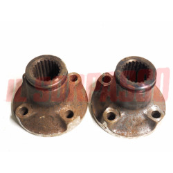 COPPIA MANICOTTI SCORREVOLI SEMIASSI RUOTA TRACCE FITTE FIAT 600 D 750 ORIGINALI