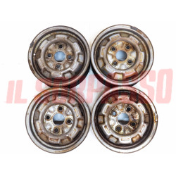 CERCHI RUOTA LANCIA FLAVIA BERLINA ORIGINALI FERGAT 5  X 14