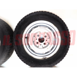 CERCHI RUOTA + GOMME FIRESTONE FIAT 900 E PANORAMA FURGONE CORIASCO 4,5 X 13