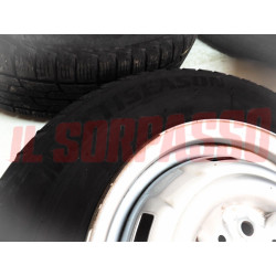 CERCHI RUOTA + GOMME FIRESTONE FIAT 900 E PANORAMA FURGONE CORIASCO 4,5 X 13