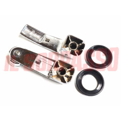 MANIGLIA ALZAVETRO  + APRIPORTA + ROSETTE A.R GIULIA GT DUETTO 2 SERIE ORIGINALI
