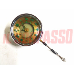 STRUMENTO OROLOGIO METRON 8 GIORNI CRUSCOTTO LANCIA AURELIA B10 B20 ORIGINALE