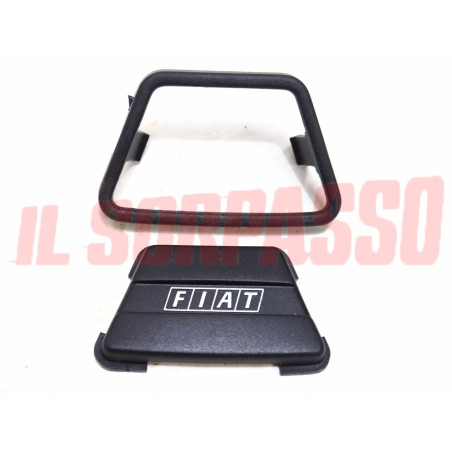 PULSANTE CLACSON  + GHIERA VOLANTE FIAT 128 SPECIAL CAMPAGNOLA 1107 ORIGINALE