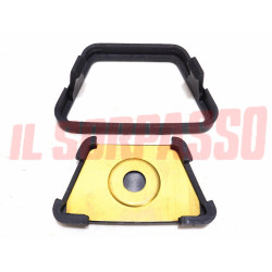 PULSANTE CLACSON  + GHIERA VOLANTE FIAT 128 SPECIAL CAMPAGNOLA 1107 ORIGINALE