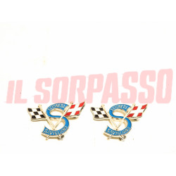 STEMMI FREGI PARAFANGHI ANTERIORI DESTRO SINISTRO FIAT 500 SCIONERI SAVIGLIANO