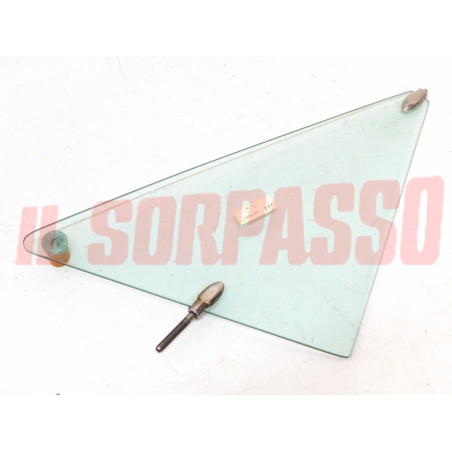 VETRO DEFLETTORE SINISTRO VERDE FIAT 124 SPORT COUPE 2 3 SERIE ORIGINALE