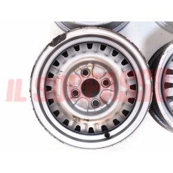 4 CERCHI RUOTA ALFA ROMEO ALFETTA + GIULIETTA ORIGINALI 5,5x13