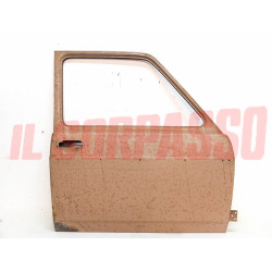 PORTA ANTERIORE DESTRA CON FORI MODANATURA FIAT 128 BERLINA 4 PORTE ORIGINALE