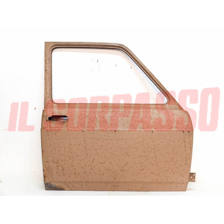 PORTA ANTERIORE DESTRA CON FORI MODANATURA FIAT 128 BERLINA 4 PORTE ORIGINALE