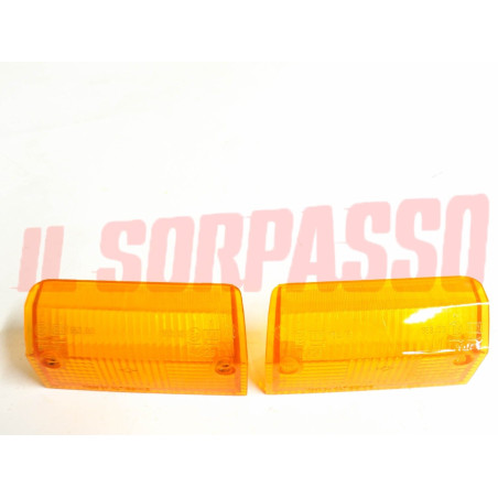 PLASTICHE FANALINI ANTERIORI FRECCE DESTRA SINISTRA AUTOBIANCHI A112 6 7 ABARTH