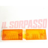 PLASTICHE FANALINI ANTERIORI FRECCE DESTRA SINISTRA AUTOBIANCHI A112 6 7 ABARTH