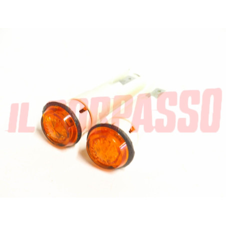 FANALINI FRECCE LATERALI ARANCIO ALFA ROMEO JUNIOR ZAGATO BIANCHINA PANORAMICA