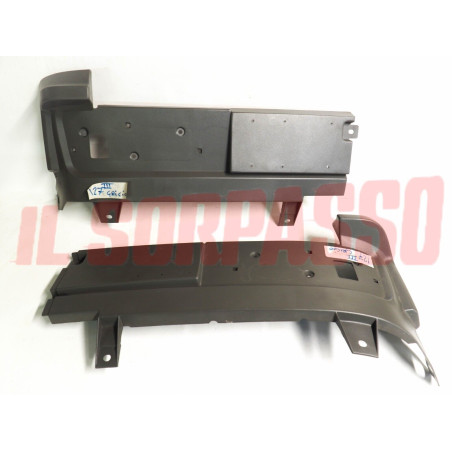 MODANATURE POSTERIORI FANALI DESTRA + SINISTRA FIAT 127 SUPER 3 SERIE GRIGIE