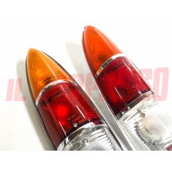 FANALI POSTERIORI DESTRO + SINISTRO FIAT 1500 L 1800 BERLINA FAMILIARE ORIGINALI