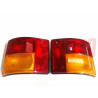 FANALI POSTERIORI DESTRO SINISTRO AUTOBIANCHI A112 3 SERIE ABARTH NERI LISCI